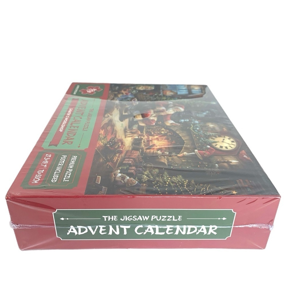 Santa's Workshop Holiday Jigsaw Puzzle - 1008 Pieces - Picture 3 of 3